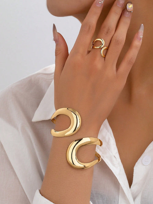 Gold Bracelet & Ring